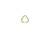 Yellow Plated Triangle Bail, Small (Pack) Yellow Plated Triangle Bail, Small (Pack)