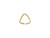 Yellow Plated Triangle Bail, Medium (ounce) Yellow Plated Triangle Bail, Medium (ounce)