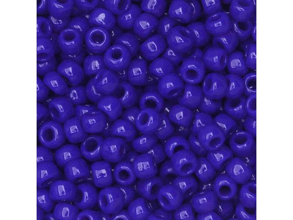 TOHO Glass Seed Bead, Size 8, 3mm, Opaque Navy Blue (Tube)