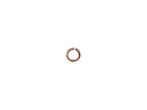 Antiqued Copper Plated Jump Ring, Round, 3mm (ounce)
