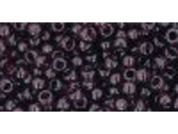 TOHO Glass Seed Bead, Size 8, 3mm, Transparent Amethyst (Tube)