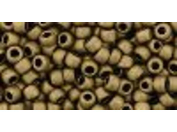 TOHO Glass Seed Bead, Size 8, 3mm, Matte-Color Dk Copper (Tube)