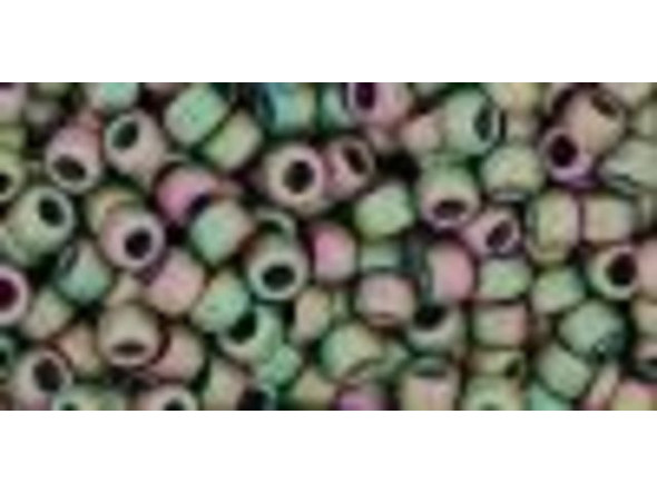 TOHO Glass Seed Bead, Size 8, 3mm, Matte-Color Cassiopeia (Tube)