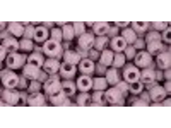 TOHO Glass Seed Bead, Size 8, 3mm, Opaque Lavender (Tube)