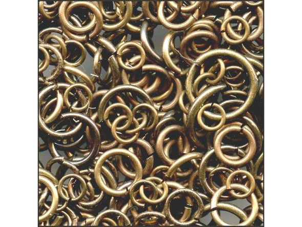 Not sure about the best jump ring size for your new project? Try a bag of mixed-size jump rings, and you'll have the right size and gauge for connecting bulk chain to clasps and centerpieces, making all types of earrings, attaching charms or pendants to bracelets and necklaces, adding dangles to bookmarks and bag clips, and making last-minute holiday jewelry.To make it easier to re-order the right size for repeat projects, pick up a measuring gauge too, too before you run out of your favorite size of jump ring!     JUMP RING HINT    When you open and close jump rings, twist ends instead of  "ovaling" them. This keeps their round shape better, which makes  them easier to close neatly.  See Related Products links (below) for similar items and additional jewelry-making supplies that are often used with this item.