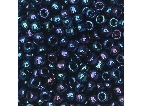 TOHO Glass Seed Bead, Size 8, 3mm, Metallic Nebula (Tube)