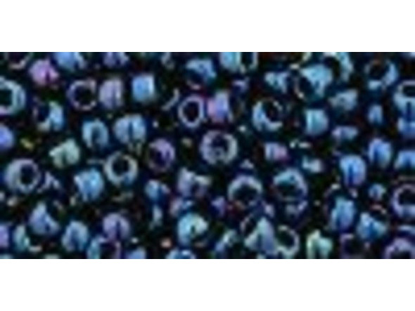 TOHO Glass Seed Bead, Size 8, 3mm, Metallic Nebula (Tube)