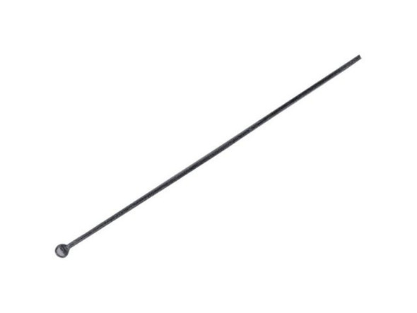 Gunmetal Ball End Head Pin, Thin, 1.5" (100 Pieces)