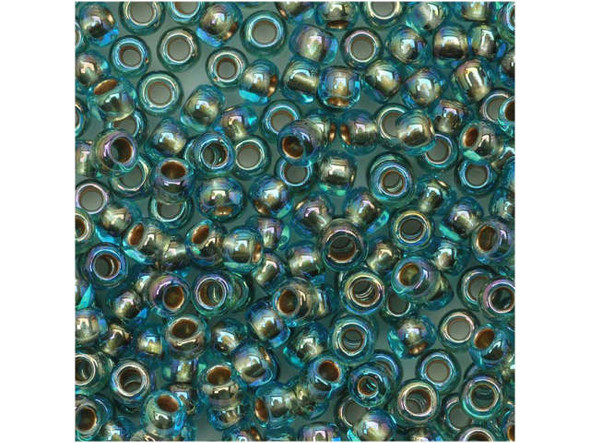 The uniform size and shape of Toho seed beads make them an excellent choice for beadwork and consistently-sized spacers.Toho seed beads are usually colorfast; however, galvanized and silver-lined  beads may fade over time. Protect them from bleach, excessive friction and direct sunlight to keep them looking like new. Seed Bead Facts What are seed beads? Popular, tiny glass beads commonly used for weaving and embellishment.How are they made? Glass is pulled or drawn using a hollow tube, and then   the glass is cut in small pieces. They are sometimes reheated to round   the ends.What's that funny little zero? That zero refers to   the number of aughts, which is a unit used to indicate the size of   small beads. The scale is inverted, so larger numbers of aughts   correspond to smaller beads (i.e. the bigger the number, the smaller   the bead). Size 11 would be 00000000000, but since that takes up too much   room, it is abbreviated to 110.  See Related Products links (below) for similar items and additional jewelry-making supplies that are often used with this item. 