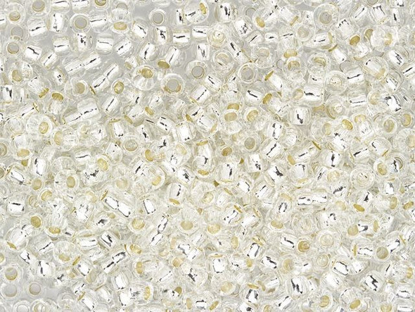 The uniform size and shape of Toho seed beads make them an excellent choice for beadwork and consistently-sized spacers.Toho seed beads are usually colorfast; however, galvanized and silver-lined  beads may fade over time. Protect them from bleach, excessive friction and direct sunlight to keep them looking like new. Seed Bead Facts What are seed beads? Popular, tiny glass beads commonly used for weaving and embellishment.How are they made? Glass is pulled or drawn using a hollow tube, and then   the glass is cut in small pieces. They are sometimes reheated to round   the ends.What's that funny little zero? That zero refers to   the number of aughts, which is a unit used to indicate the size of   small beads. The scale is inverted, so larger numbers of aughts   correspond to smaller beads (i.e. the bigger the number, the smaller   the bead). Size 11 would be 00000000000, but since that takes up too much   room, it is abbreviated to 110.  See Related Products links (below) for similar items and additional jewelry-making supplies that are often used with this item. 