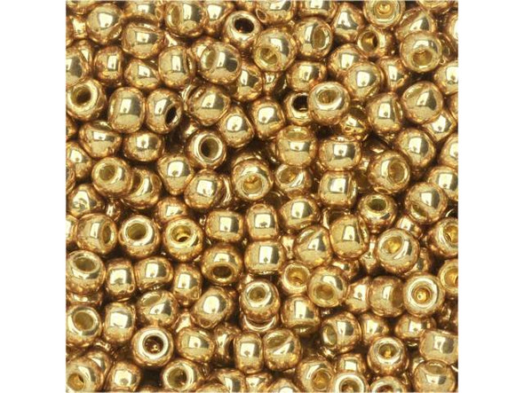 TOHO Glass Seed Bead, Size 8, 3mm, Permafinish - Galvanized Golden Fleece (Tube) TOHO Glass Seed Bead, Size 8, 3mm, Permafinish - Galvanized Golden Fleece (Tube)