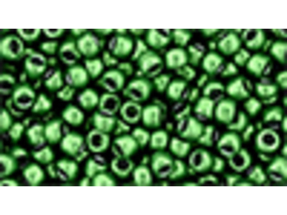 TOHO Glass Seed Bead, Size 8, 3mm, HYBRID ColorTrends: Metallic - Kale (Tube)