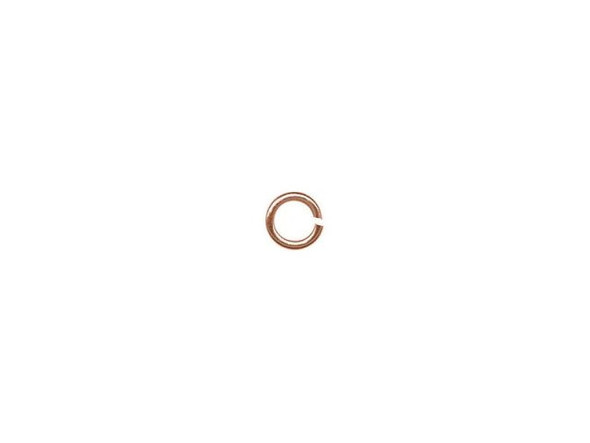 Copper Plated Jump Ring, Round, 3mm (ounce)