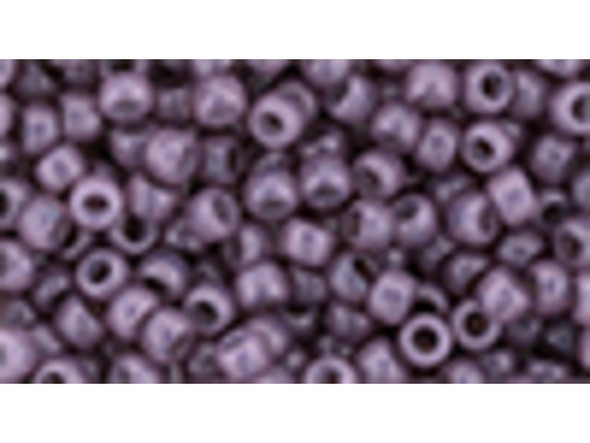 TOHO Glass Seed Bead, Size 8, 3mm, HYBRID ColorTrends: Milky - Dusty Cedar (Tube)