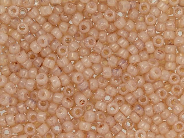 TOHO Glass Seed Bead, Size 8, 3mm, HYBRID ColorTrends: Milky - Warm Taupe (Tube)