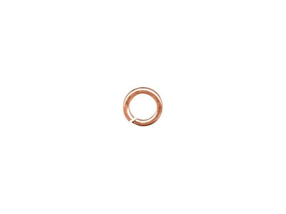 Copper Plated Jump Ring, Round, Heavy, 4.5mm (Pack)