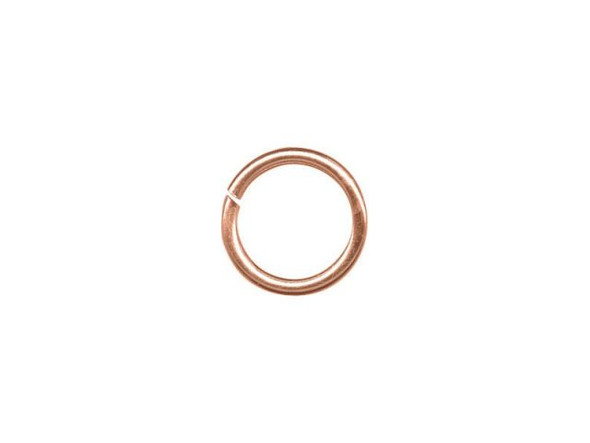 Copper Plated Jump Ring, Round, 8mm (ounce)