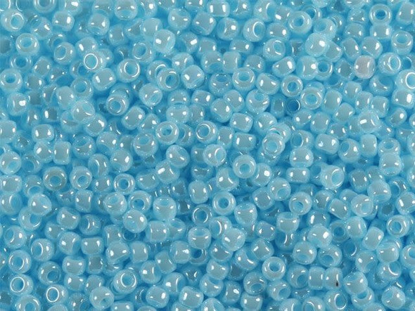 The uniform size and shape of Toho seed beads make them an excellent choice for beadwork and consistently-sized spacers.Toho seed beads are usually colorfast; however, galvanized and silver-lined  beads may fade over time. Protect them from bleach, excessive friction and direct sunlight to keep them looking like new. Seed Bead Facts What are seed beads? Popular, tiny glass beads commonly used for weaving and embellishment.How are they made? Glass is pulled or drawn using a hollow tube, and then   the glass is cut in small pieces. They are sometimes reheated to round   the ends.What's that funny little zero? That zero refers to   the number of aughts, which is a unit used to indicate the size of   small beads. The scale is inverted, so larger numbers of aughts   correspond to smaller beads (i.e. the bigger the number, the smaller   the bead). Size 11 would be 00000000000, but since that takes up too much   room, it is abbreviated to 110.  See Related Products links (below) for similar items and additional jewelry-making supplies that are often used with this item. 