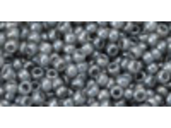 TOHO Glass Seed Bead, Size 11, 2.1mm, Ceylon Smoke (Tube)