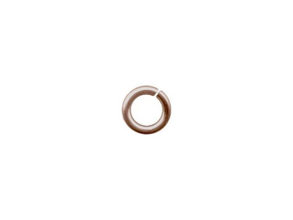 Jump Rings for Chain Maille, Round, Copper, 18ga, 5.6mm OD - Antique Copper Color (ounce)