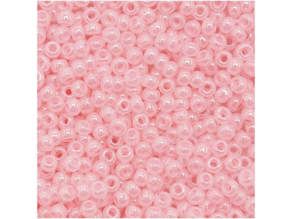 TOHO Glass Seed Bead, Size 11, 2.1mm, Ceylon Innocent Pink (Tube)