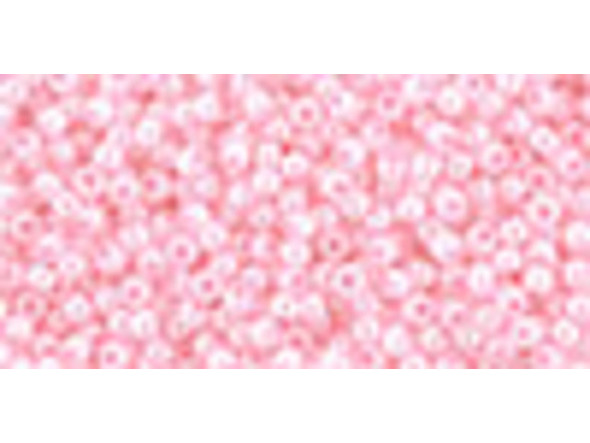 TOHO Glass Seed Bead, Size 11, 2.1mm, Ceylon Innocent Pink (Tube)