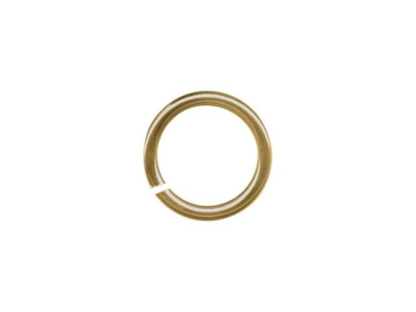 Antiqued Brass Plated Jump Ring, Round, 10mm (Pack)