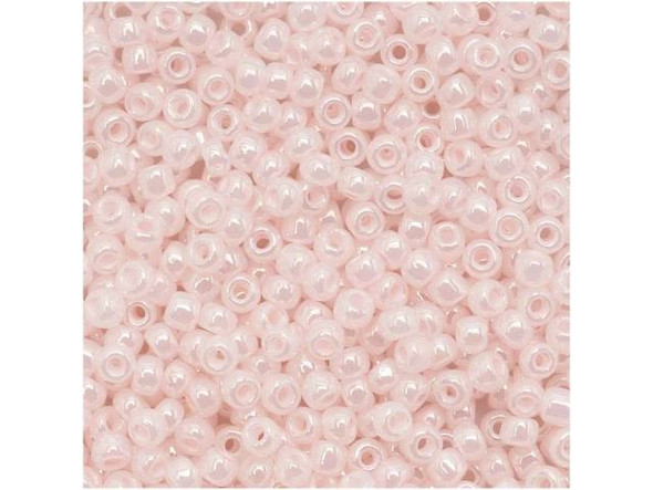 TOHO Glass Seed Bead, Size 11, 2.1mm, Ceylon Soft Pink (Tube)