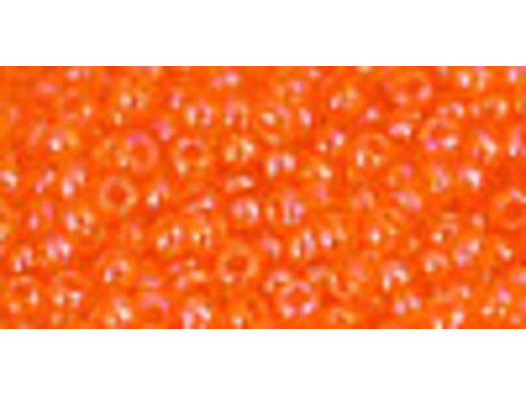 TOHO Glass Seed Bead, Size 11, 2.1mm, Transparent-Rainbow Lt Hyacinth (Tube)