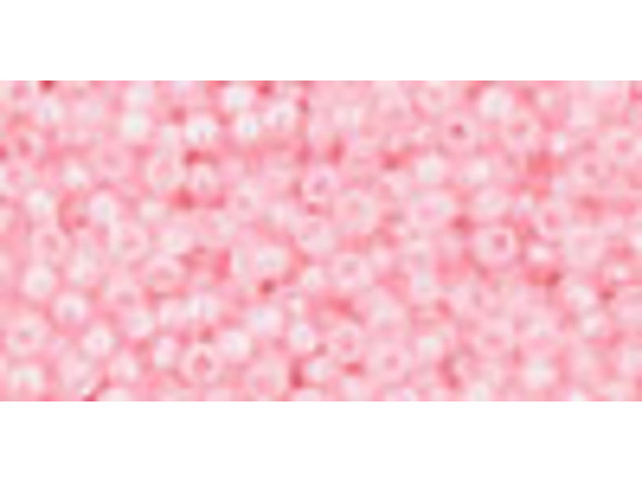 TOHO Glass Seed Bead, Size 11, 2.1mm, Dyed-Rainbow Ballerina Pink (Tube)
