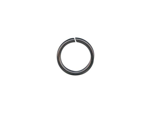 Gunmetal Jump Ring, Round, 8mm (ounce)