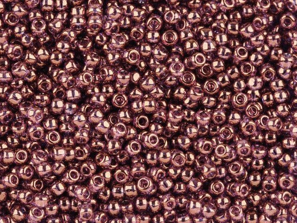 The uniform size and shape of Toho seed beads make them an excellent choice for beadwork and consistently-sized spacers.Toho seed beads are usually colorfast; however, galvanized and silver-lined  beads may fade over time. Protect them from bleach, excessive friction and direct sunlight to keep them looking like new. Seed Bead Facts What are seed beads? Popular, tiny glass beads commonly used for weaving and embellishment.How are they made? Glass is pulled or drawn using a hollow tube, and then   the glass is cut in small pieces. They are sometimes reheated to round   the ends.What's that funny little zero? That zero refers to   the number of aughts, which is a unit used to indicate the size of   small beads. The scale is inverted, so larger numbers of aughts   correspond to smaller beads (i.e. the bigger the number, the smaller   the bead). Size 11 would be 00000000000, but since that takes up too much   room, it is abbreviated to 110.  See Related Products links (below) for similar items and additional jewelry-making supplies that are often used with this item. 