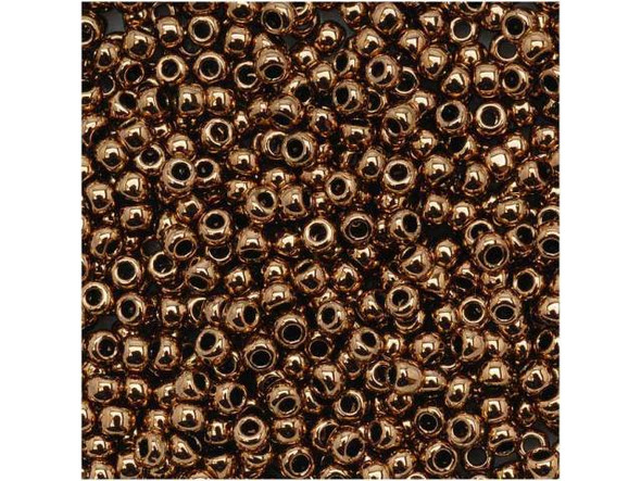 TOHO Glass Seed Bead, Size 11, 2.1mm, Bronze (Tube)