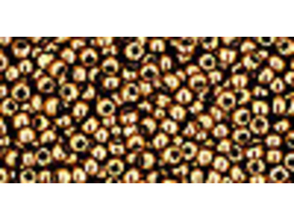 TOHO Glass Seed Bead, Size 11, 2.1mm, Bronze (Tube)