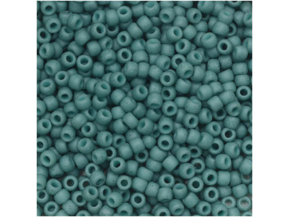 TOHO Glass Seed Bead, Size 11, 2.1mm, Semi Glazed - Turquoise (Tube)