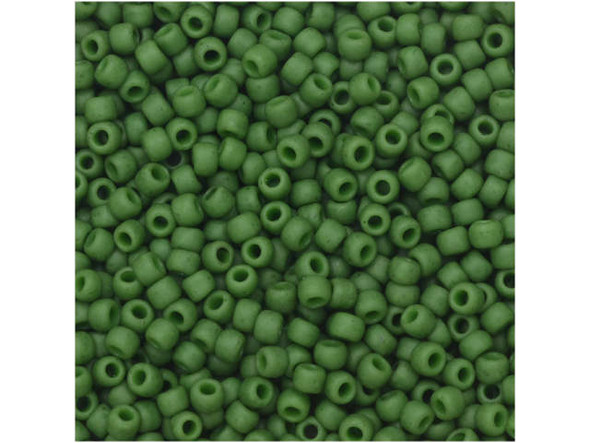 TOHO Glass Seed Bead, Size 11, 2.1mm, Semi Glazed - Clover (Tube)