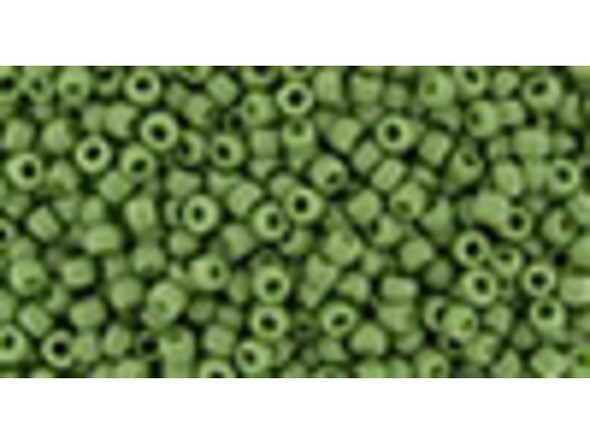 TOHO Glass Seed Bead, Size 11, 2.1mm, Semi Glazed - Clover (Tube)