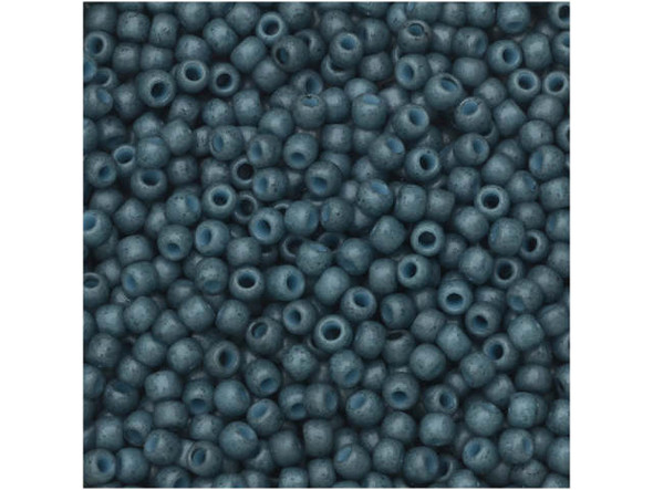 TOHO Glass Seed Bead, Size 11, 2.1mm, Semi Glazed - Blue Turquoise (Tube)