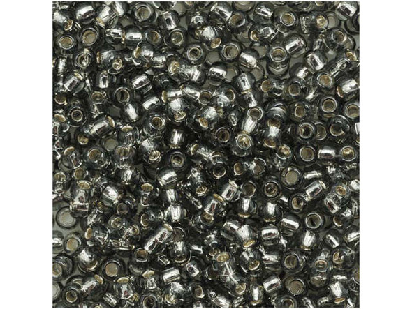 TOHO Glass Seed Bead, Size 11, 2.1mm, Silver-Lined Gray (Tube)
