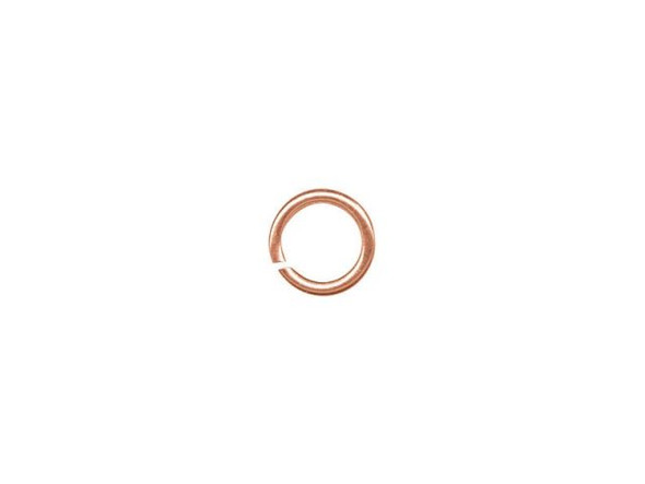 Copper Plated Jump Ring, Round, 5mm (Pack)