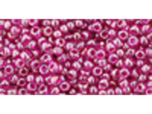 The uniform size and shape of Toho seed beads make them an excellent choice for beadwork and consistently-sized spacers.Toho seed beads are usually colorfast; however, galvanized and silver-lined  beads may fade over time. Protect them from bleach, excessive friction and direct sunlight to keep them looking like new. Seed Bead Facts What are seed beads? Popular, tiny glass beads commonly used for weaving and embellishment.How are they made? Glass is pulled or drawn using a hollow tube, and then   the glass is cut in small pieces. They are sometimes reheated to round   the ends.What's that funny little zero? That zero refers to   the number of aughts, which is a unit used to indicate the size of   small beads. The scale is inverted, so larger numbers of aughts   correspond to smaller beads (i.e. the bigger the number, the smaller   the bead). Size 11 would be 00000000000, but since that takes up too much   room, it is abbreviated to 110.  See Related Products links (below) for similar items and additional jewelry-making supplies that are often used with this item. 