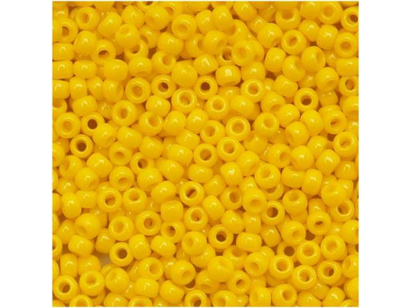 TOHO Glass Seed Bead, Size 11, 2.1mm, Opaque Sunshine (Tube)