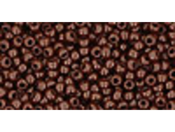 TOHO Glass Seed Bead, Size 11, 2.1mm, Opaque Oxblood (Tube)