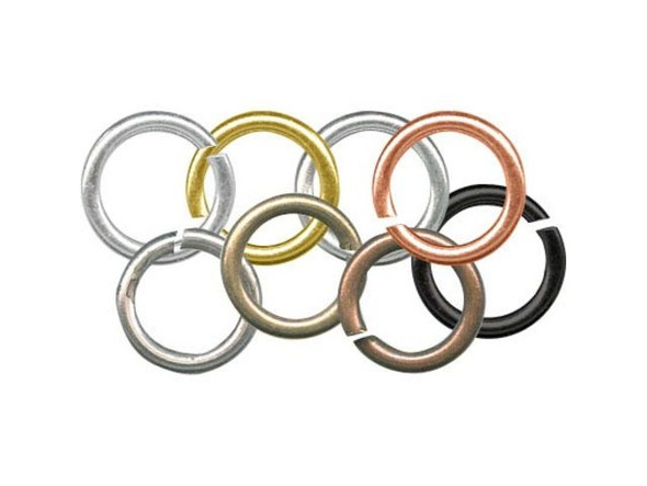 Assorted Jump Ring, Round, 5mm (ounce)