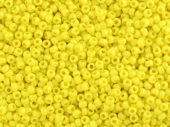 TOHO Glass Seed Bead, Size 11, 2.1mm, Opaque Dandelion (Tube)