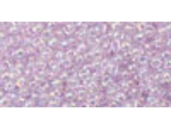 TOHO Glass Seed Bead, Size 11, 2.1mm, Dyed-Rainbow Lavender Mist (Tube)