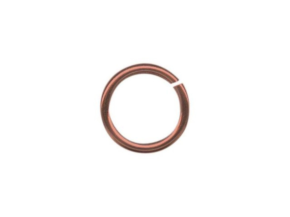 Antiqued Copper Plated Jump Ring, Round, 10mm (Pack)