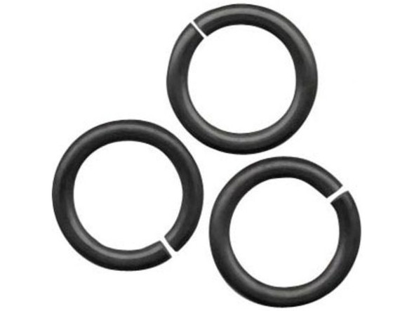 Gunmetal Jump Ring, Round, 13.5mm (ounce)