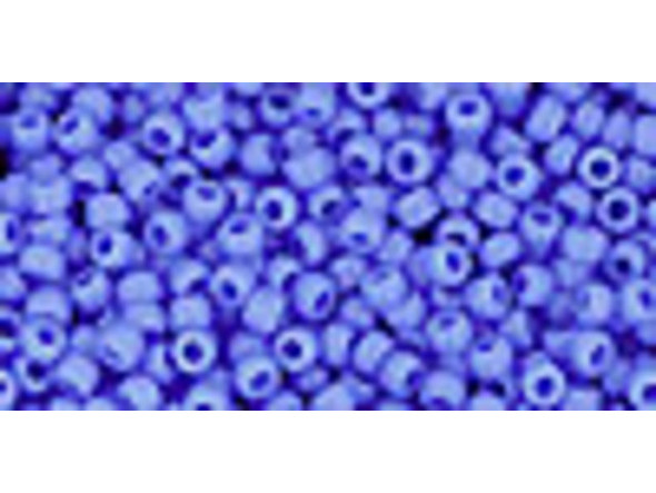 TOHO Glass Seed Bead, Size 11, 2.1mm, Opaque Periwinkle (Tube)