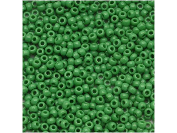 TOHO Glass Seed Bead, Size 11, 2.1mm, Opaque Shamrock (Tube)